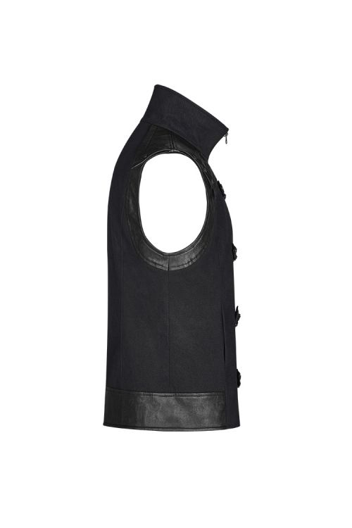  Steampunk retro vest Punk Rave WY-1094MJM/BK  3