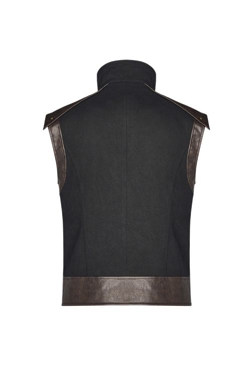  Steampunk retro vest Punk Rave WY-1094MJM/BK-CO  4