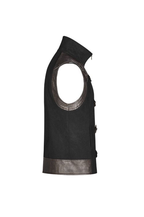  Steampunk retro vest Punk Rave WY-1094MJM/BK-CO  3