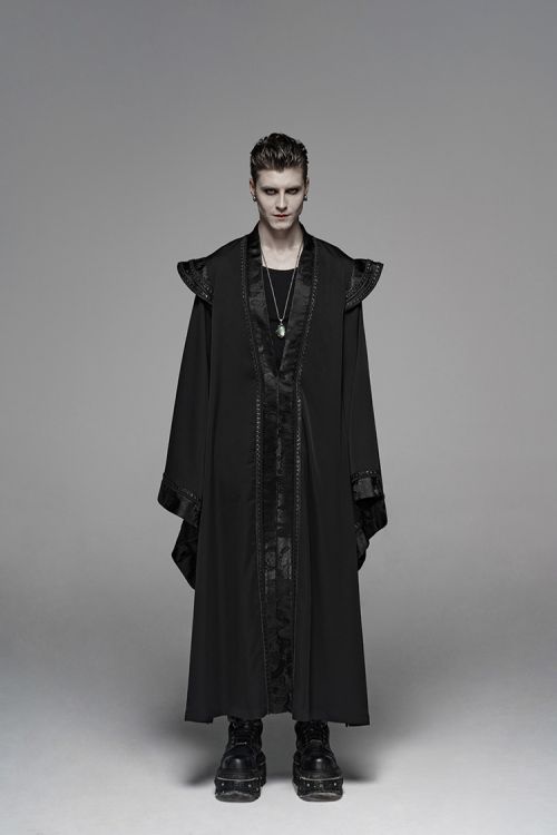  Chinese long gown jacket Punk Rave WY-1098XCM/BK  5