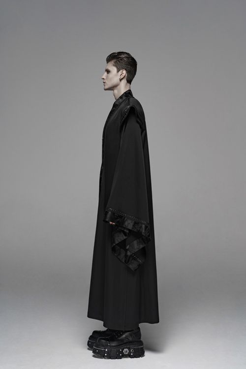  Chinese long gown jacket Punk Rave WY-1098XCM/BK  6
