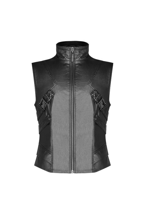  Punk's future style vest Punk Rave WY-1107MJM/BK  2