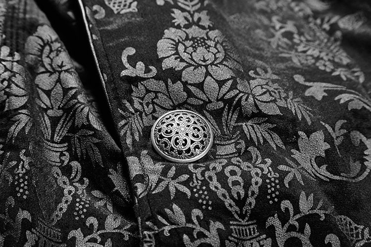Викторианское пальто gothic gorgeous pattern Coat Punk Rave Y-692/BK Изображение 8