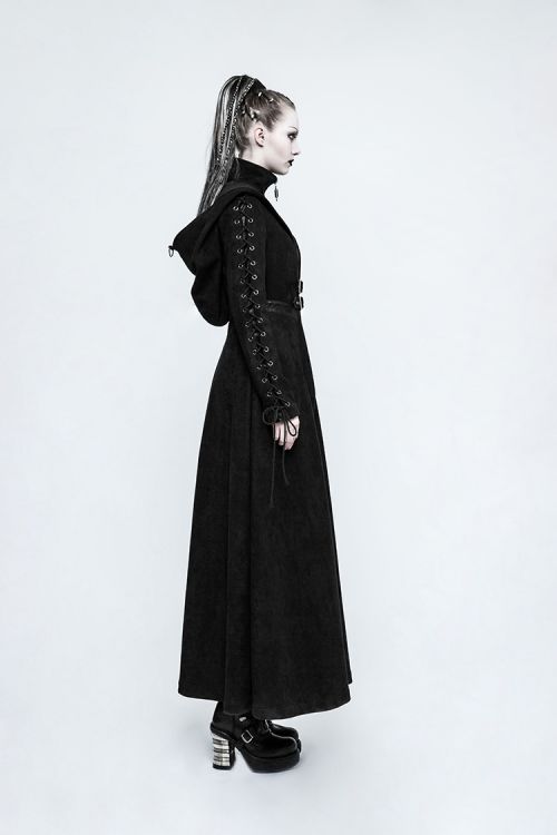  Gothic Dark Angel Long Coat Punk Rave Y-780/BK  5