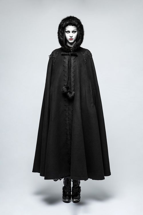 Gothic Long Coak Punk Rave Y-790/BK  6