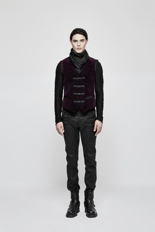  Gothic Printing Color Vest Punk Rave Y-813/VI  5
