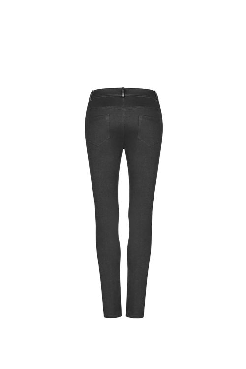  Punk Hollow-out Stretch Trousers Punk Rave WK-346XCF/BK  4