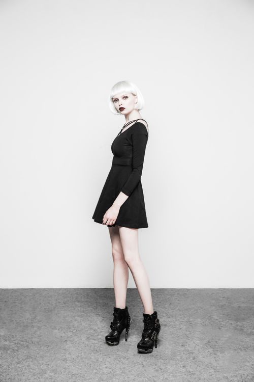  Strapless dress Punk Rave OPQ-295LQF/BK  7