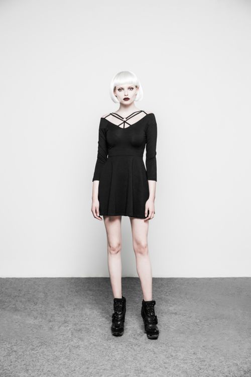 Strapless dress Punk Rave OPQ-295LQF/BK  6