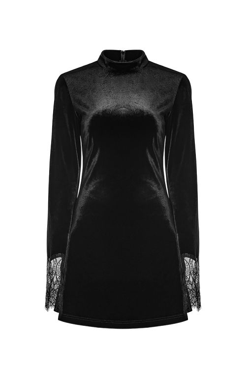  Dark lace Stitching A Pendulum Dress Punk Rave OPQ-300LQF/BK  2
