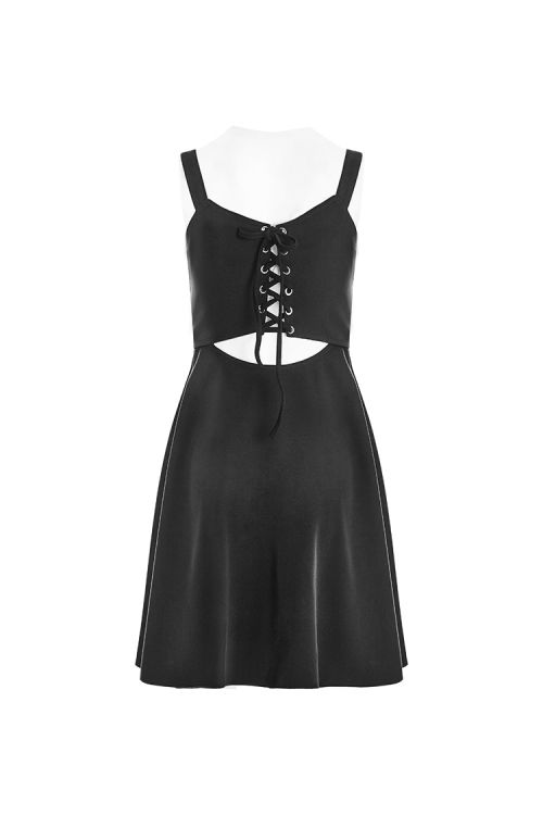  Punk Tie Rope Design Dress Punk Rave OPQ-312LQF/BK  2