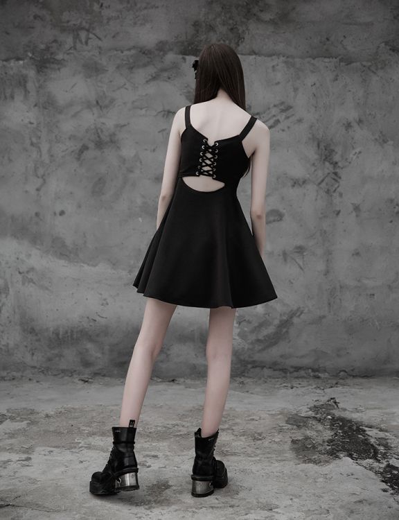  Punk Tie Rope Design Dress Punk Rave OPQ-312LQF/BK  7