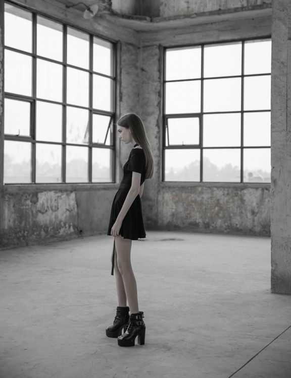  Fake Two Pieces of Dress Punk Rave OPQ-392LQF/BK  6