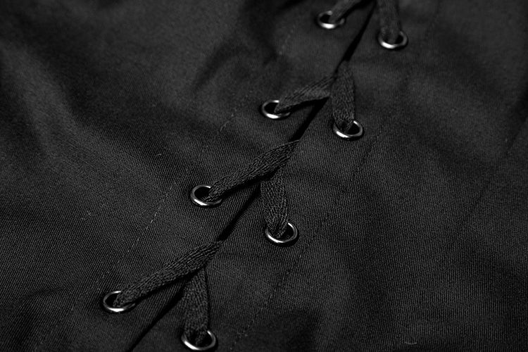 Пальто-рубашка Gothic Shirt Punk Rave OPY-251CCF/BK Изображение 8