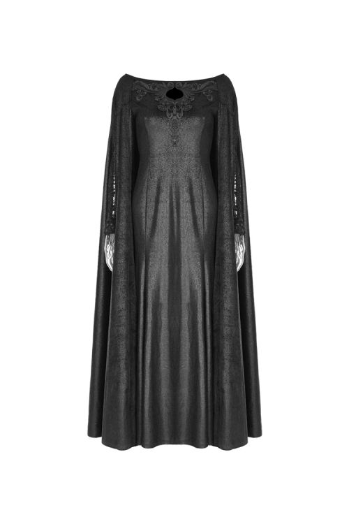 Платье Domineering Gothic Dress with Cape Punk Rave WQ-363LQF/BK Изображение 4