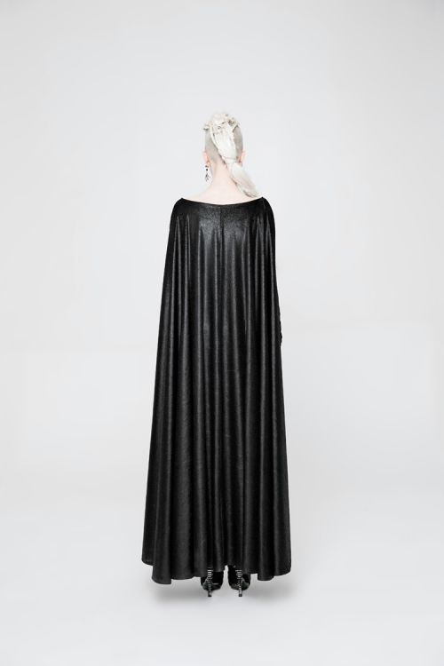 Платье Domineering Gothic Dress with Cape Punk Rave WQ-363LQF/BK Изображение 6