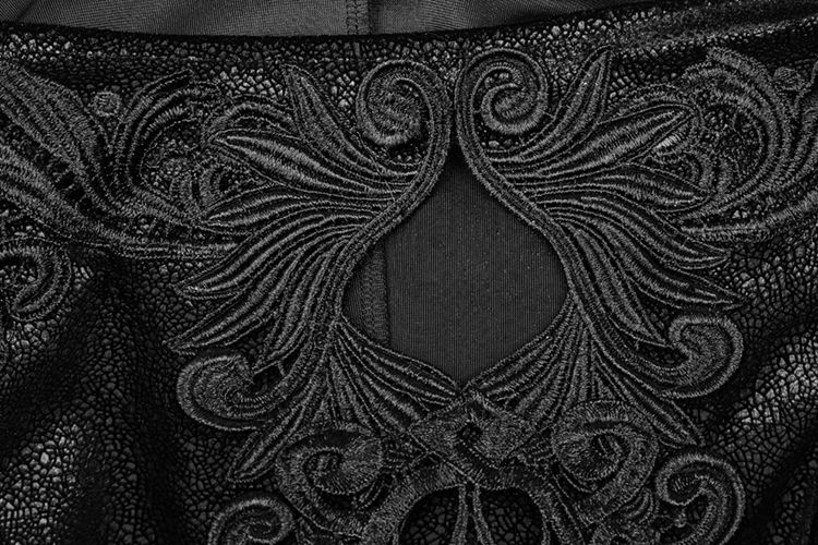 Платье Domineering Gothic Dress with Cape Punk Rave WQ-363LQF/BK Изображение 8