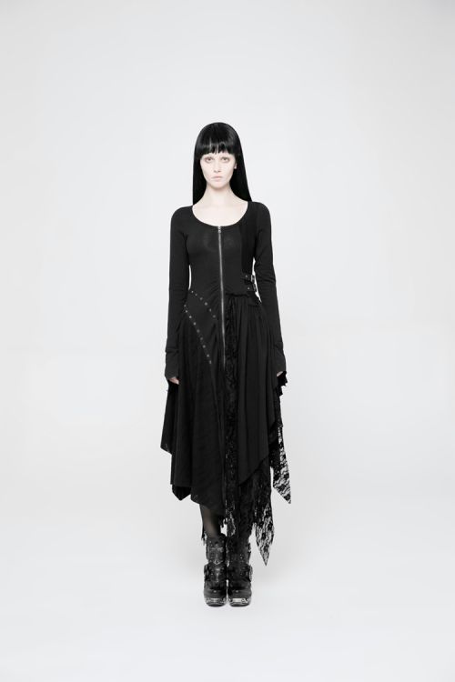  Punk Knitted Decadent Dress Punk Rave WQ-368LQF/BK  5