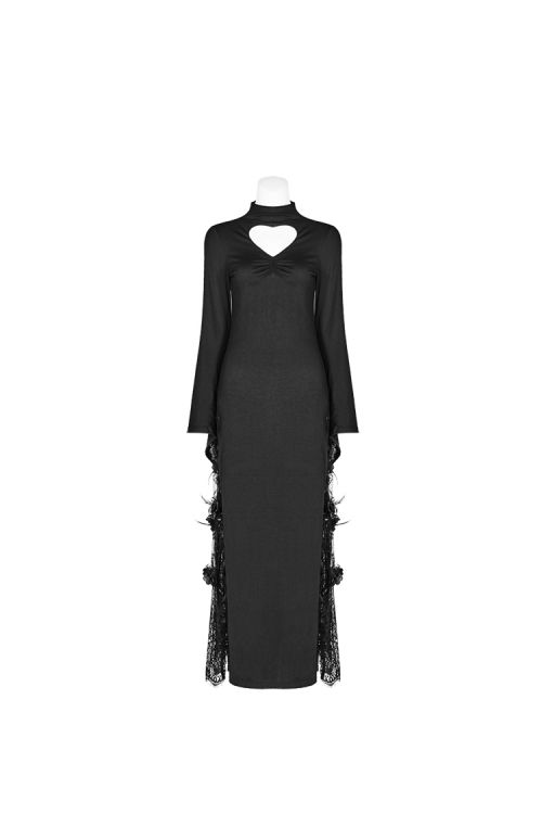 Платье Gothic Kimono Sleeve Maxi Dress Punk Rave WQ-378LQF/BK Изображение 2