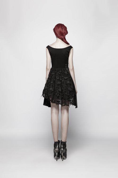  Punk Deep V Dress Punk Rave WQ-384LQF/BK  5