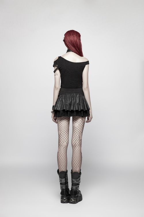  Steamy Punk Miniskirt Punk Rave WQ-385BQF/BK  7