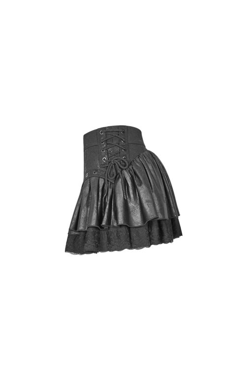  Steamy Punk Miniskirt Punk Rave WQ-385BQF/BK  4