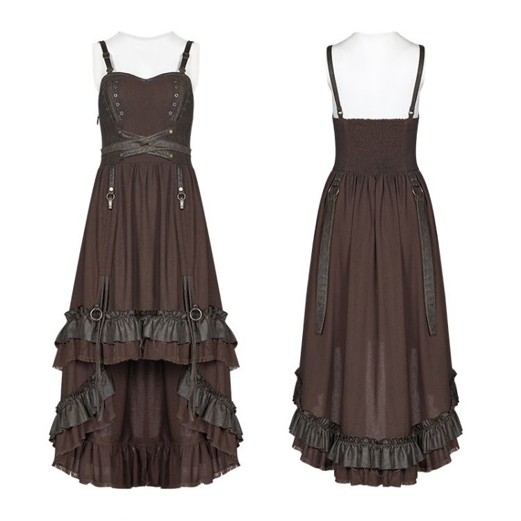 Платье Steampunk Pleated Dress - Изображение