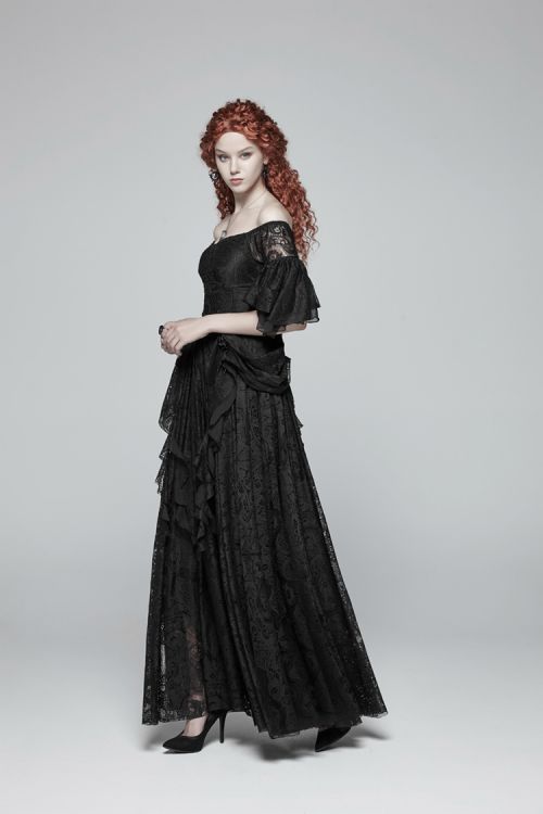  Gorgeous Victorian Dress Punk Rave WQ-391LQF/BK  6