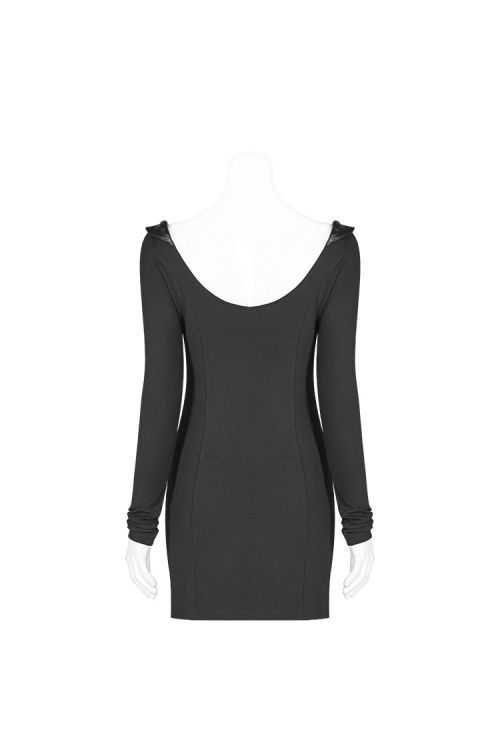  Sexy Punk Skinny Dress Punk Rave WQ-416LQF/BK  3