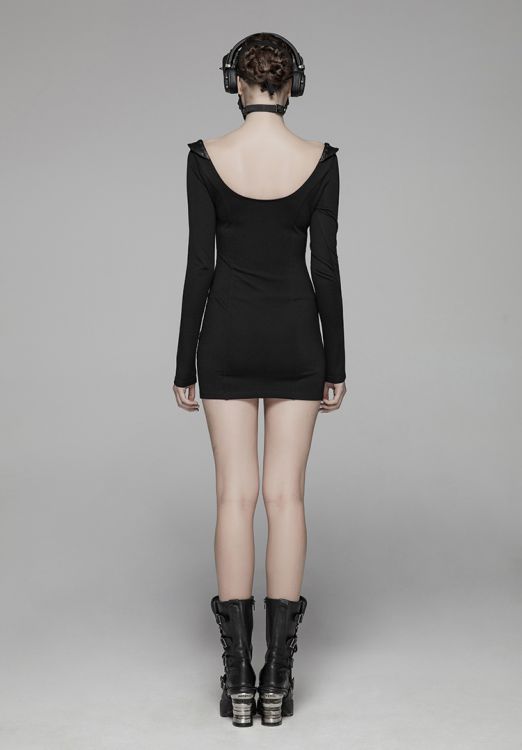  Sexy Punk Skinny Dress Punk Rave WQ-416LQF/BK  7
