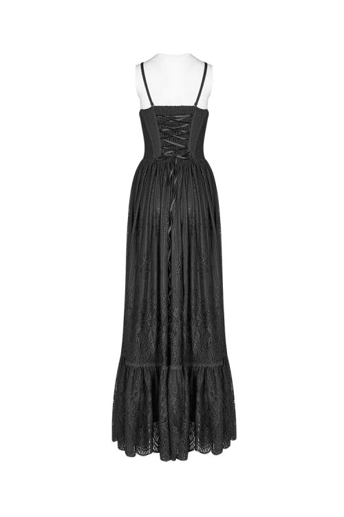  Gothic Long Lace Dress Punk Rave WQ-421LQF/BK  4