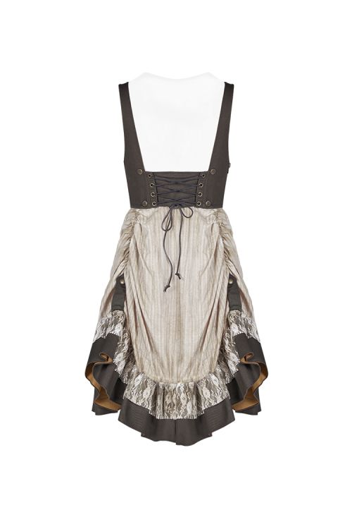  Steam Punk Lolita Dress Punk Rave WQ-424LQF/WH-CO  3