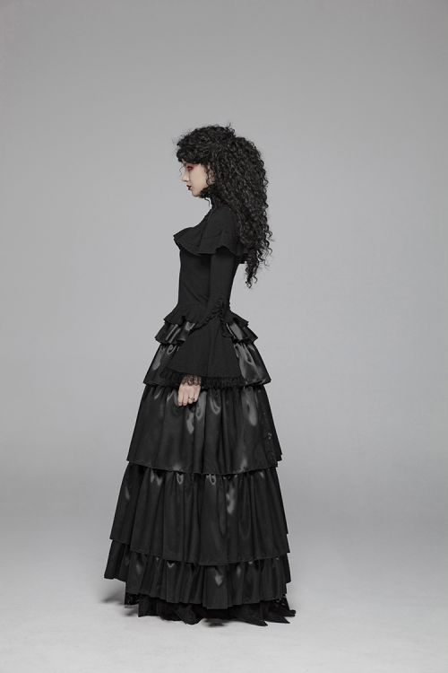  Gothic Layered Dress Punk Rave WQ-428BQF/BK  7