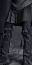 Брюки TROUSERS Punk Rave K-129/BK-BL - маленькая картинка