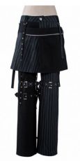Брюки TROUSERS Punk Rave K-129/BK-BL - маленькая картинка