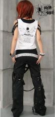 Топик T-SHIRT Punk Rave T-099/BK-WH - маленькая картинка