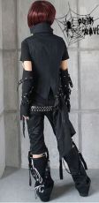 Жилет JACKET Punk Rave Y-183/BK - маленькая картинка