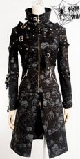 Жакет - трансформер JACKET Punk Rave Y-255/BK / Аниме / Косплей / Лолита Панк Рок / - маленькая картинка