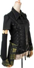 Блузка BLOUSE Punk Rave Y-289/BK-GR - маленькая картинка