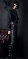 Жилет без рукавов JACKET Punk Rave Y-302/BK - маленькая картинка