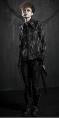 Блузка BLOUSE Punk Rave Y-367/BK - маленькая картинка