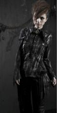 Блузка BLOUSE Punk Rave Y-367/BK - маленькая картинка