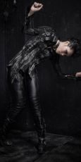 Блузка BLOUSE Punk Rave Y-367/BK - маленькая картинка