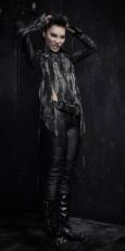 Блузка BLOUSE Punk Rave Y-367/BK - маленькая картинка
