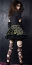 Блузка BLOUSE Punk Rave Y-289/BK-GR - маленькая картинка