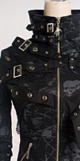 Жакет - трансформер JACKET Punk Rave Y-255/BK / Аниме / Косплей / Лолита Панк Рок / - маленькая картинка