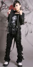 Жакет - трансформер JACKET Punk Rave Y-233/BK / Панк Рок / - маленькая картинка