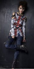 Брюки PANTS Punk Rave K-110/BL - маленькая картинка