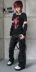 Лонгслив T-162/BK-RD Punk Rave T-162/BK-RD - маленькая картинка