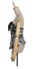 Корсет CORSET Punk Rave Y-387/BK-WH / Аниме / Косплей / Лолита / - маленькая картинка